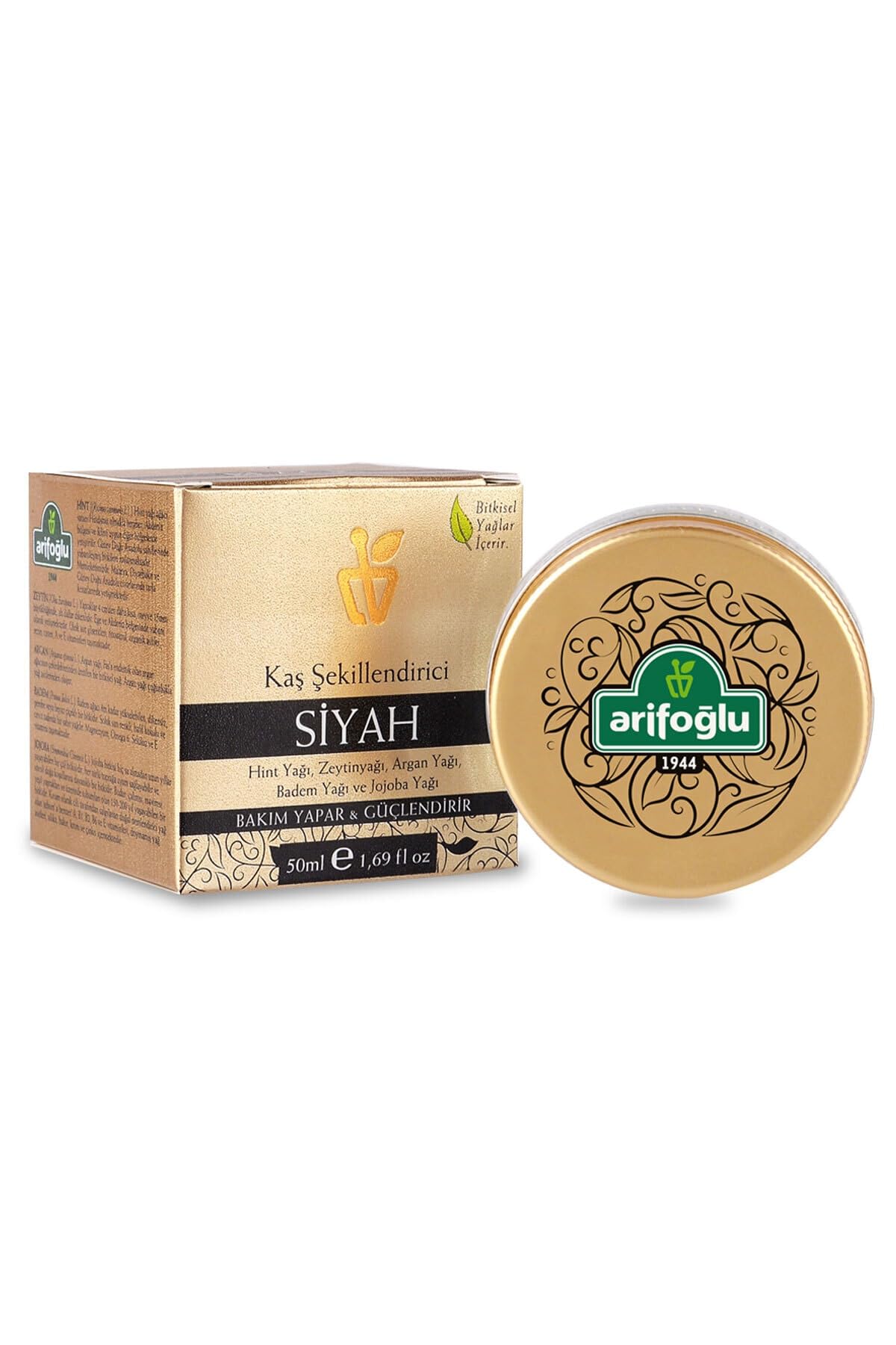 Arifoğlu Kaş Şekillendirici - Siyah Rengi 50ml- Bakım Yapar & Güçlendirir