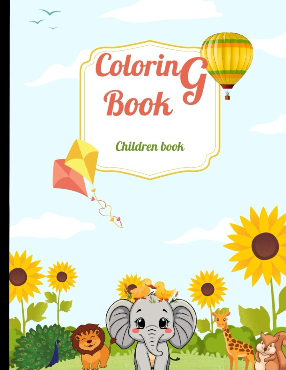 My Coloring Book: Cute Jungle Animals Coloring Book for Kids