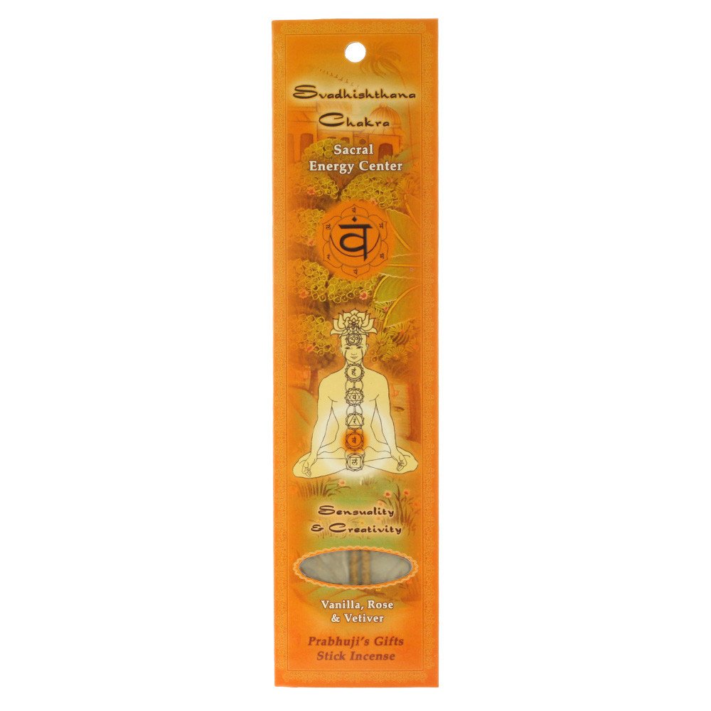 Prabhuji's Gifts RAMAKRISHNANANDA Incense Stick Svadhisthana Sensuality, 10 CT