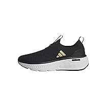 Adidas Cloudfoam Go Sock Shoes, Scarpe Basse Non calcistiche, Core Black, Matte Gold, Cloud White, 42 EU
