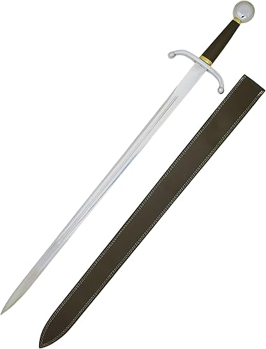 Medieval Warrior Fantasy Swords viene con funda de cuero negro