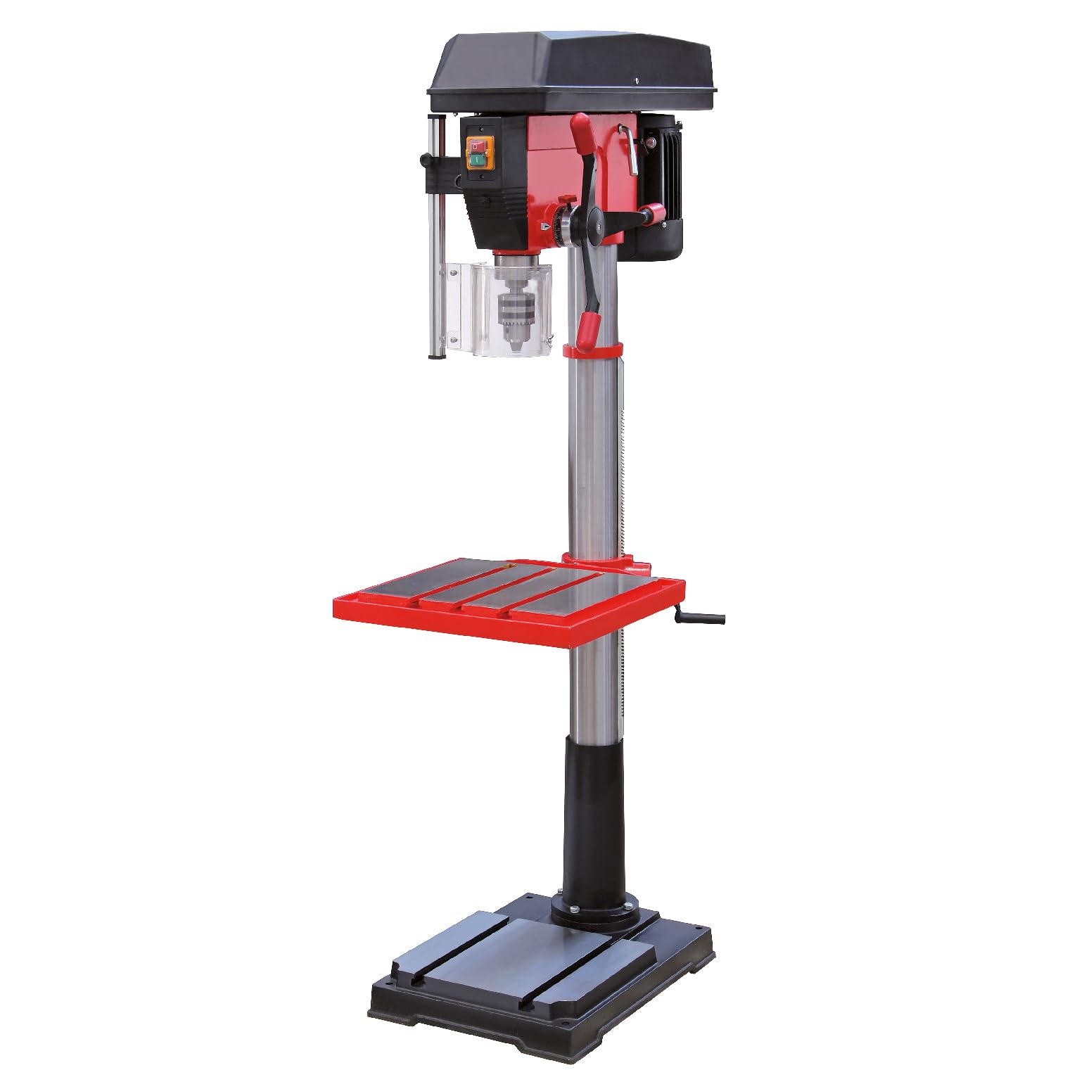 Valex TR32B Trapano a Colonna Elettrico, 1500W, 12 Velocità, Mandrino Ø32mm, h 1730mm