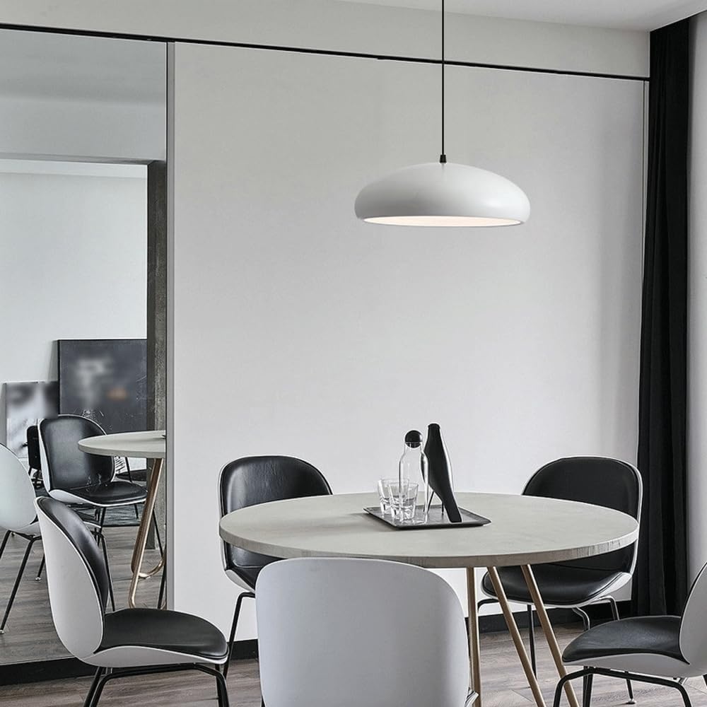 Nordycki nowoczesny styl, kreatywna aluminiowa lampa wisząca w kształcie kapelusza, źródło światła E27 jednogłowa lampa wisząca, biuro sala konferencyjna hotel dekoracyjne oprawy oświetleniowe