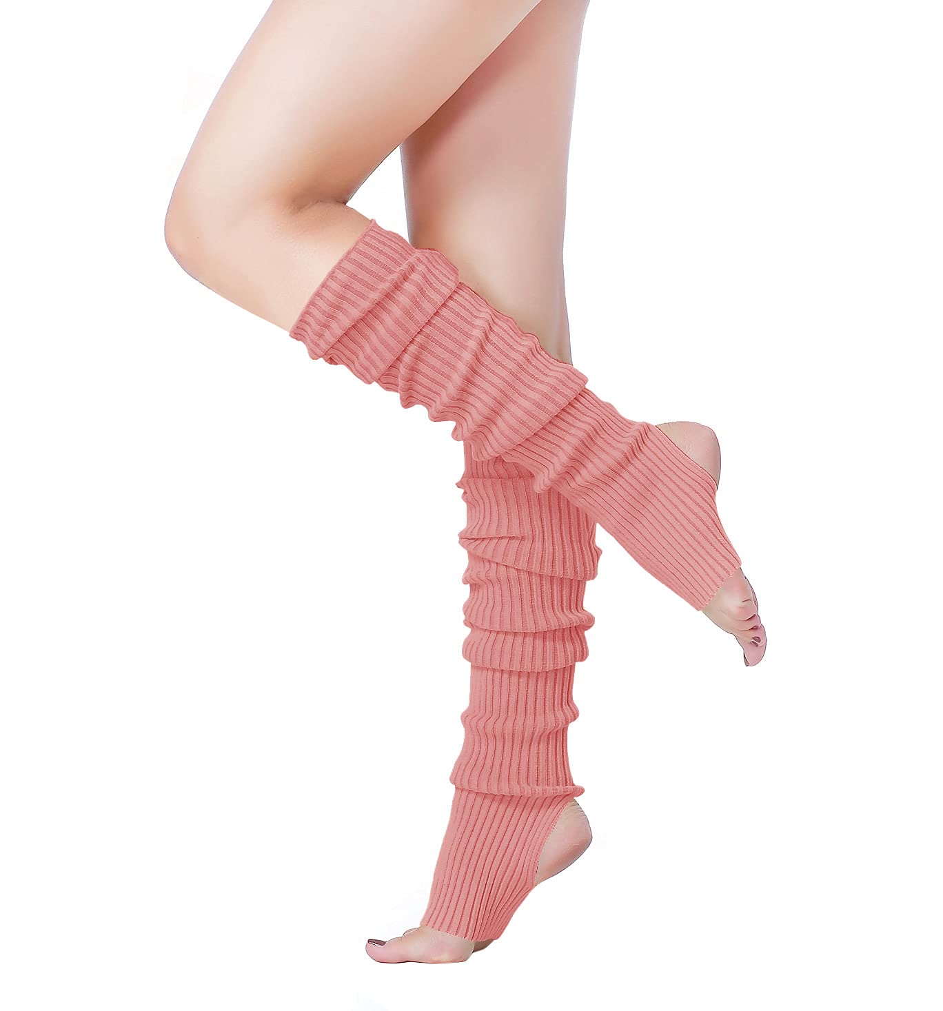 v28 Women’s Neon Knit Leg Warmer for 80s Party Dance Sports Yoga