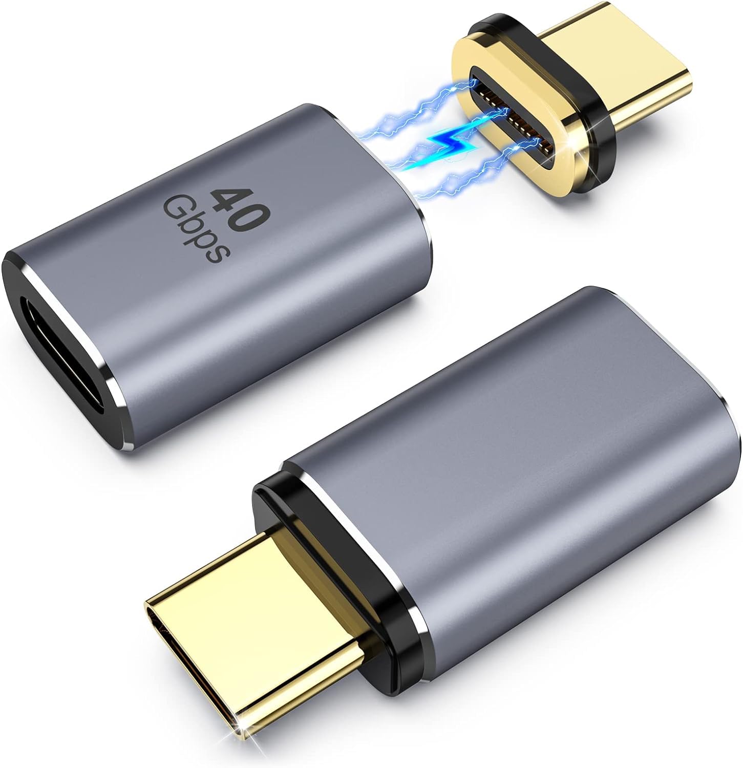Tobo USB C Adapter, USB Type C Male to Female Adapter Extender Support 100W, 40Gbps, 8K@60Hz for Thunderbolt 4/3, MacBook Pro/Air, Laptop, Tablet, Phones and More Type C Devices (TD-943CC, Pack-of-1) — Amazon image 23