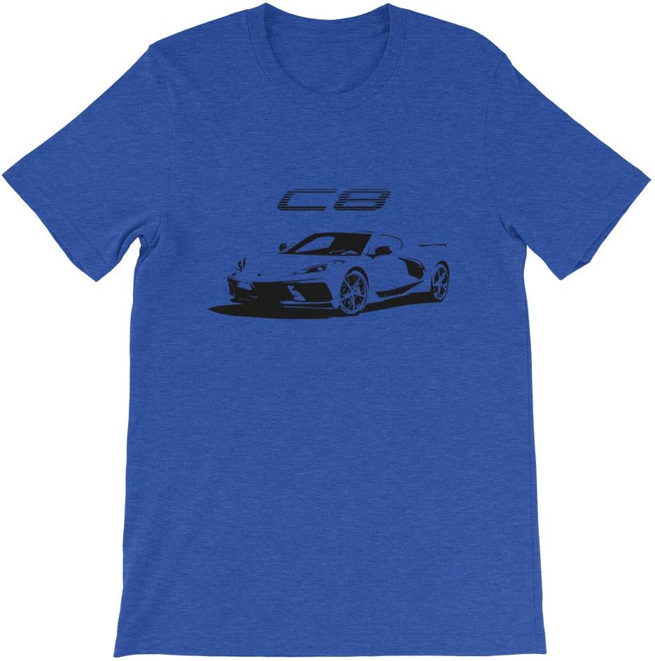 2020 Sports Car C8 8th Generation Graphic T-Shirt | Car Enthusiast Gift White