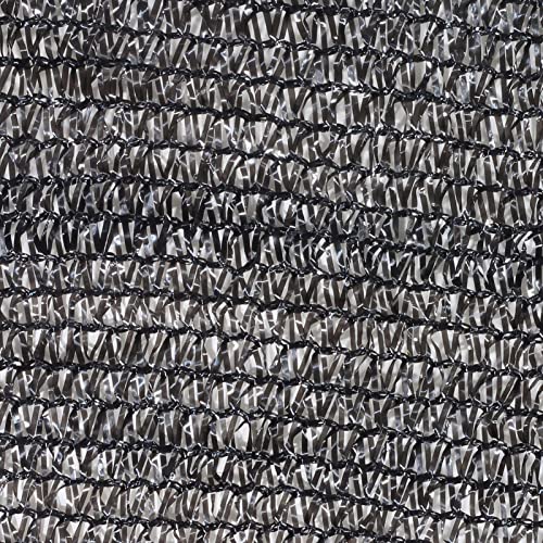 40 sombra preto malha solar resistente a UV NetEdge com pano sombra jardim resistente a furos botão