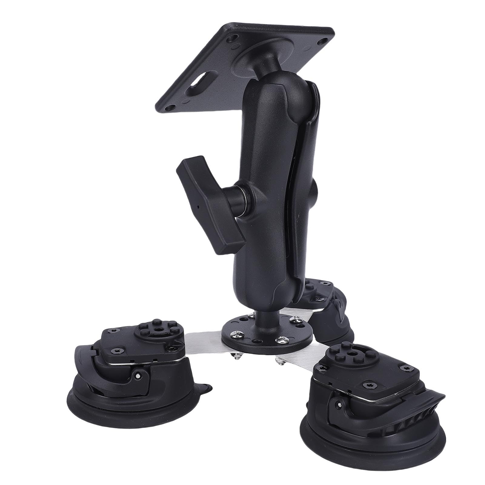 Supporto per Ventosa per Tablet Supporto Stabile in Lega di Alluminio con Cuscinetto di Carico per Scrivania in Vetro, per Tablet con Aspirazione a Vuoto per L'uso su Superfici Lisce