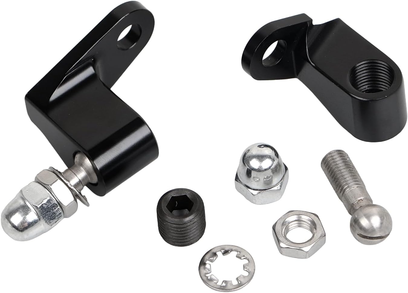 Chrome Motorcycle Front Turn Signal Mount Kits Fit for Harley Dyna Fat Boy Heritage Softail Sportster XL 883 1200C XLH 883 1200