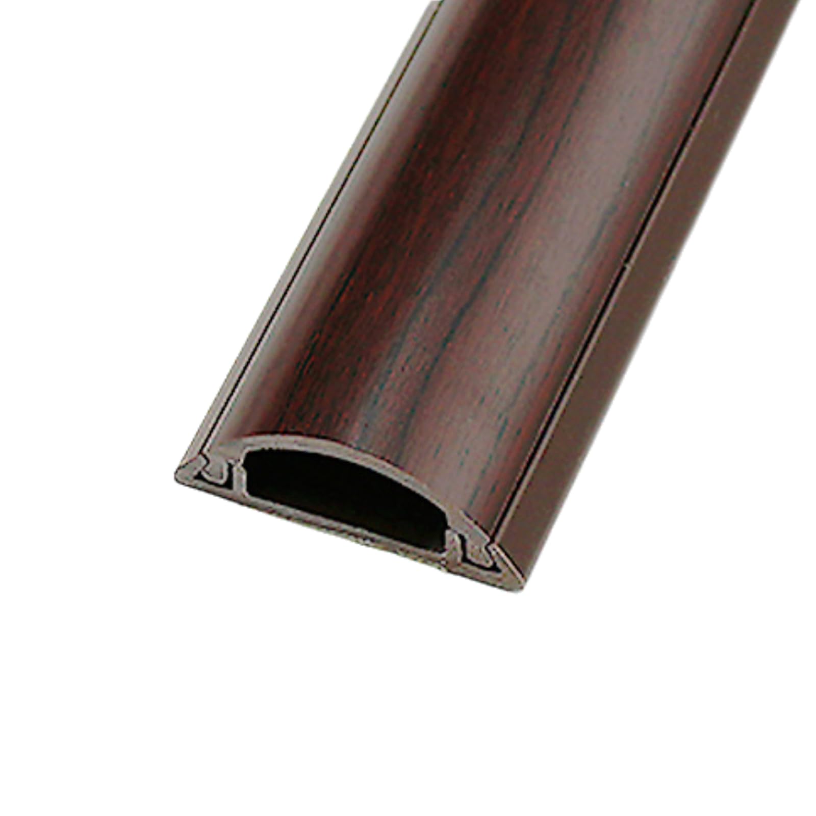 Goulotte Passe Cable Sol,Cache Fil Electrique,Cache Cable Sol,Demi-Rond Goulottes De CâBles,Auto-AdhéSif Canal De CâBle pour Sol,Goulotte Passe Cable en PVC,Matériau PVC,pour TV