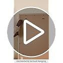 MCS Studio Gallery Classic 24x36 Poster Frame Natural Woodgrain, Vertical & Horizontal Wall Hanging Large Picture Frame for Photos, Posters & Art Prints (1-Pack)