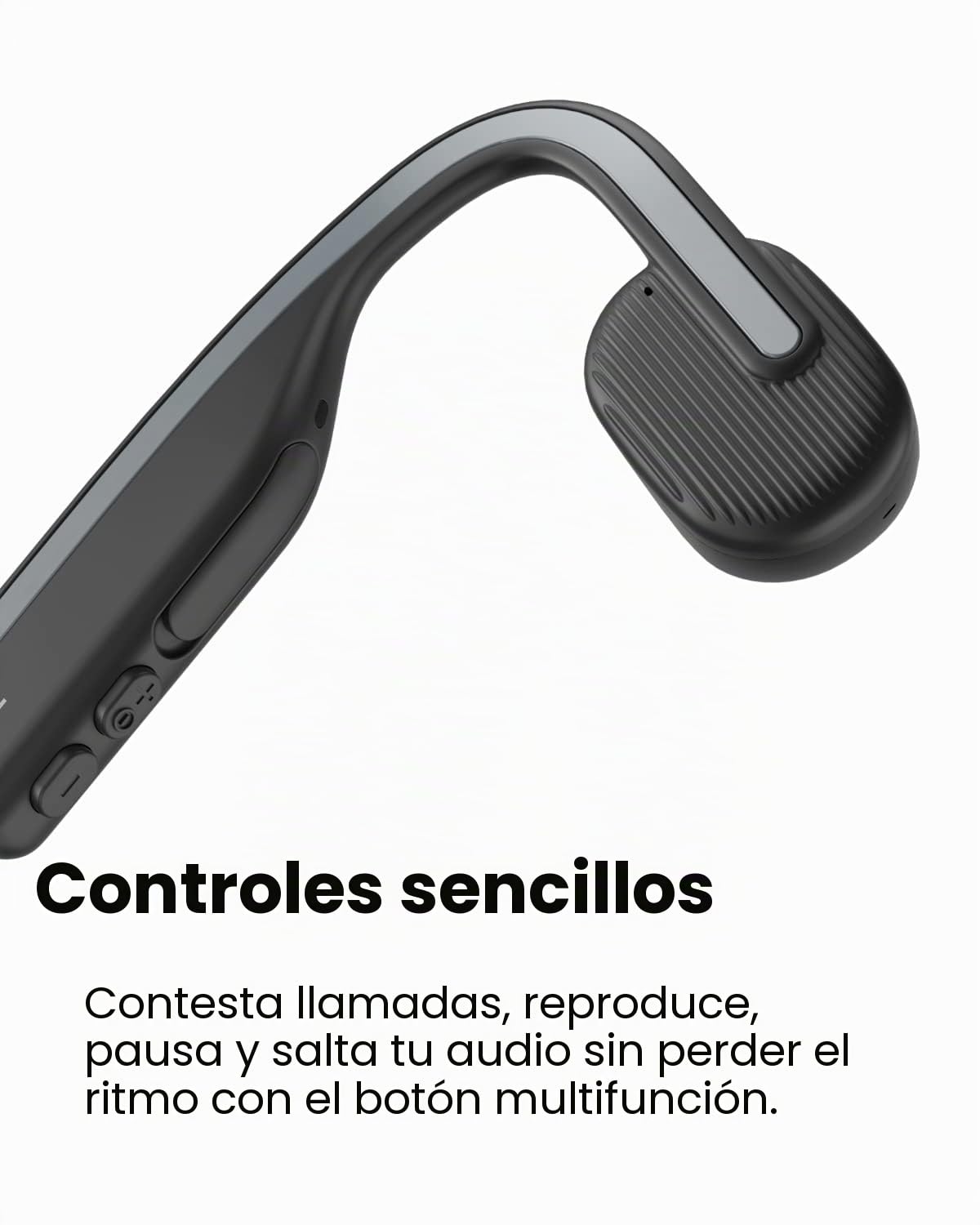SHOKZ MSI OpenMove - Auriculares de conducción ósea para Deportes (Gris Pizarra)