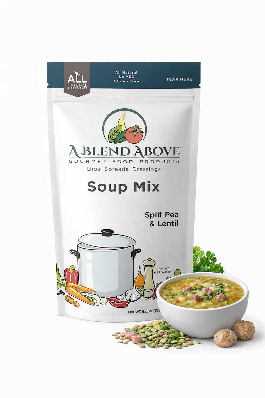 A Blend Above Split Pea and Lentil Soup Mix