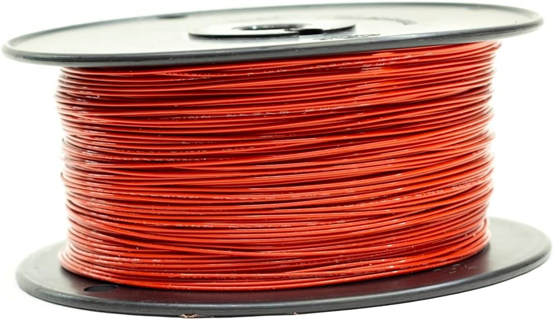 M22759/16-20 Mil-Spec Tefzel Hi-Temp Stranded Wire 20AWG Gauge … (10FT, RED)