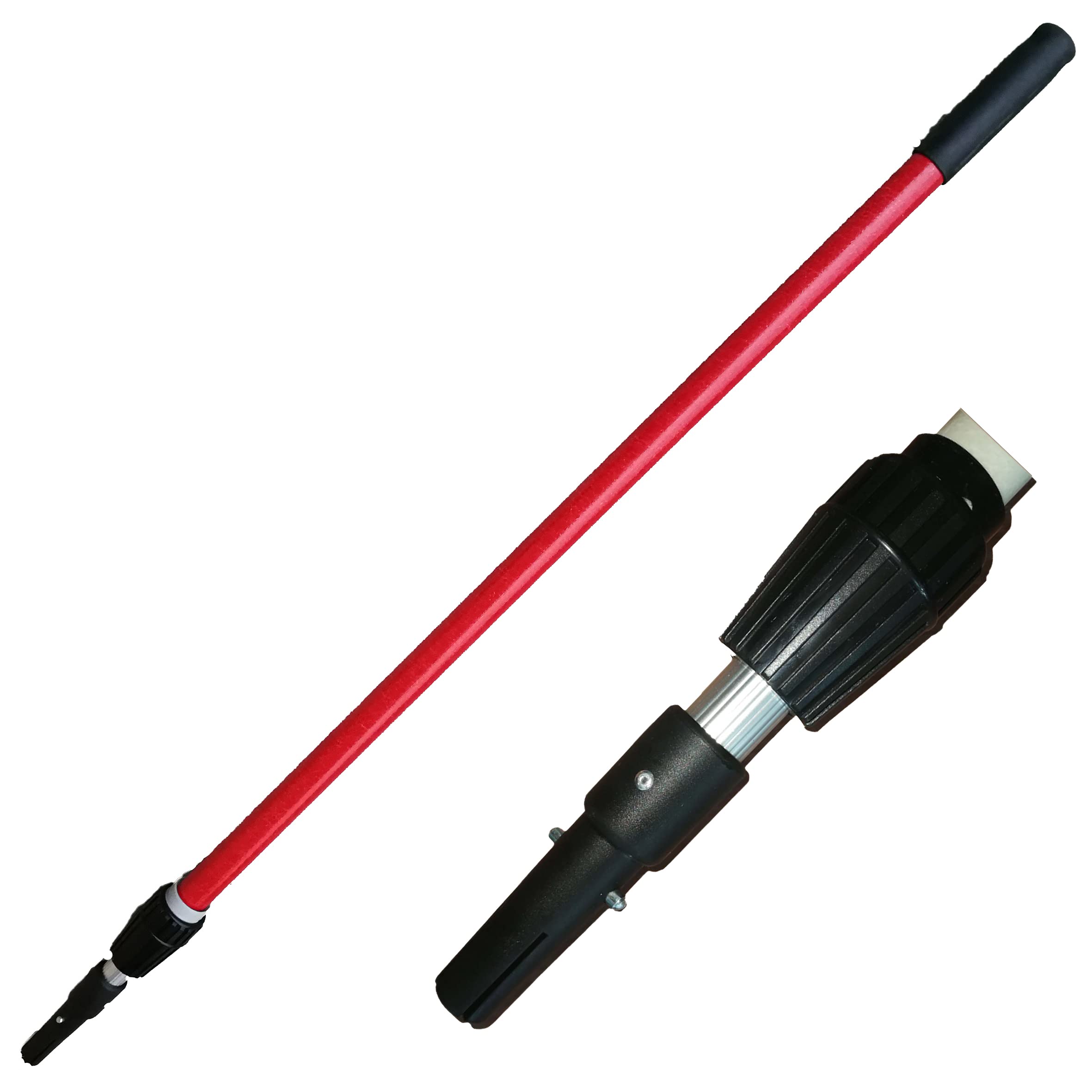 Juego completo profesional de espátula, 40 cm, adaptador + barra telescópica de 120 – 220 cm, hoja intercambiable y muy duradera de 0,3 mm ErgoPlane CT01