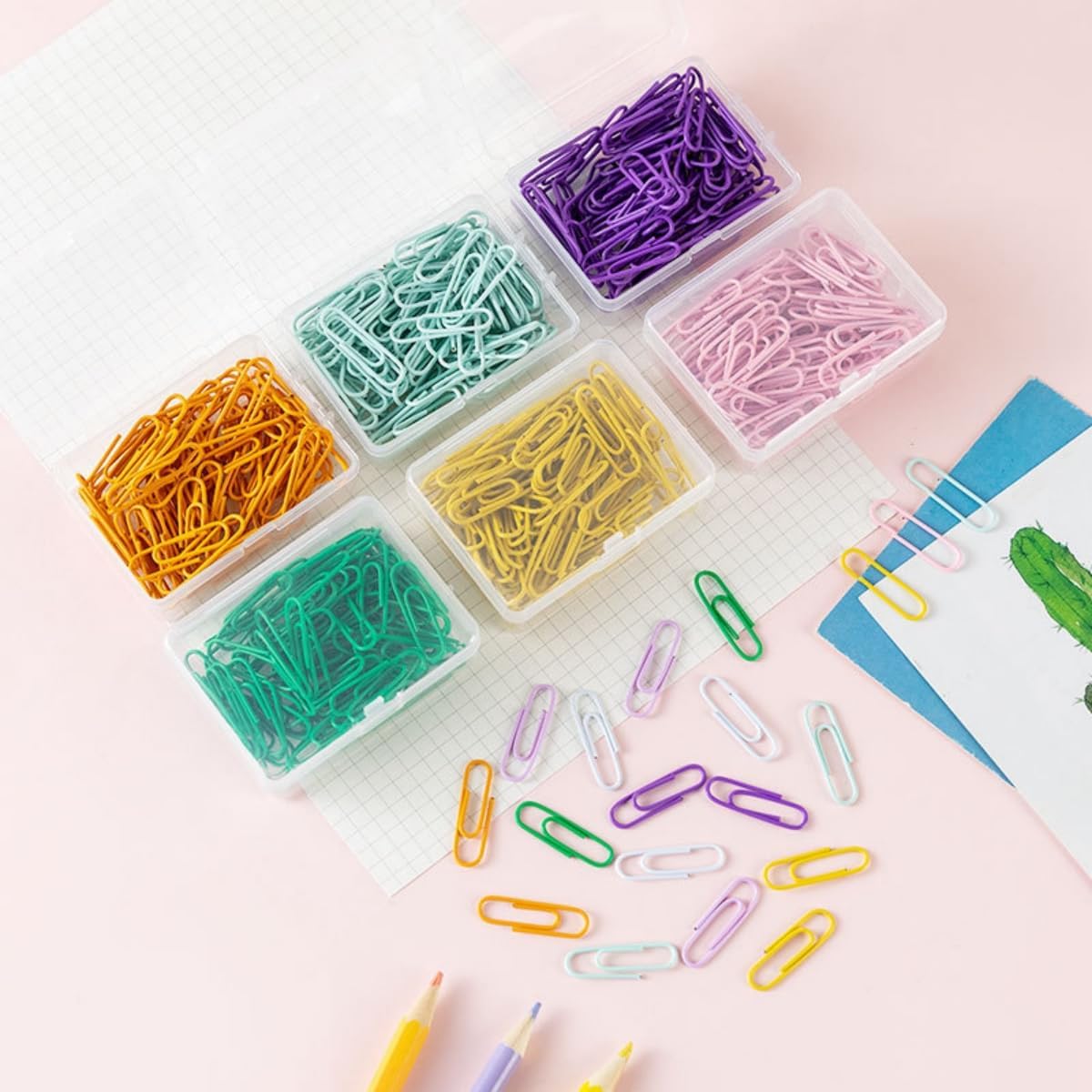 50 peças de clipes de papel de 2,8 cm coloridos, duráveis e à prova de ferrugem, clipes de papel de aço inoxidável pequenos, clipes de papel de escritório para professores materiais escolares 50 peças de clipes de papel de 2,8 cm coloridos, duráveis e à prova de ferrugem, clipes de papel de aço inoxidável pequenos, clipes de papel de escritório para professores materiais escolares