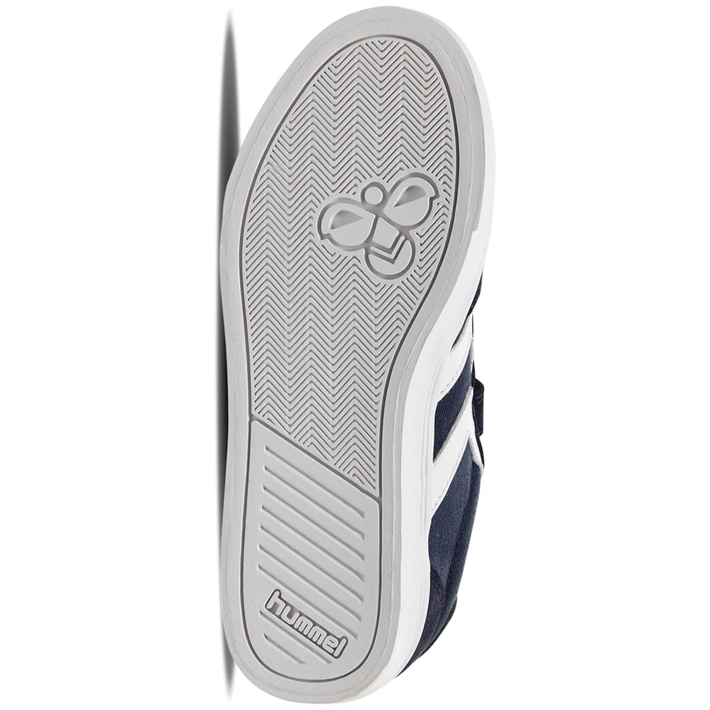 hummel Kids Slimmer Stadil Low Sneaker, Blue, Size 39