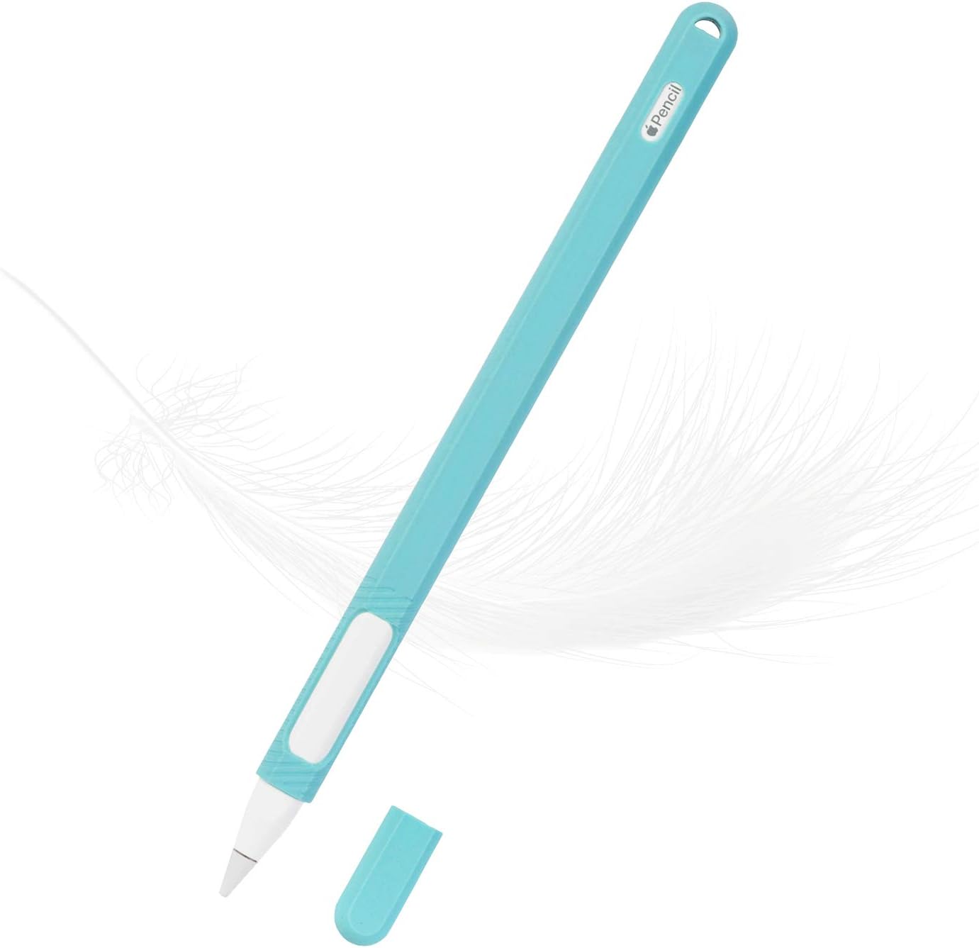 ColorCoral Case for Apple Pencil 2nd Generation Ultra Slim Silicone Grip for iPad Pencil 2 Silicone Skin Sleeve Cover for 2nd Gen Apple Pencil Holder Case