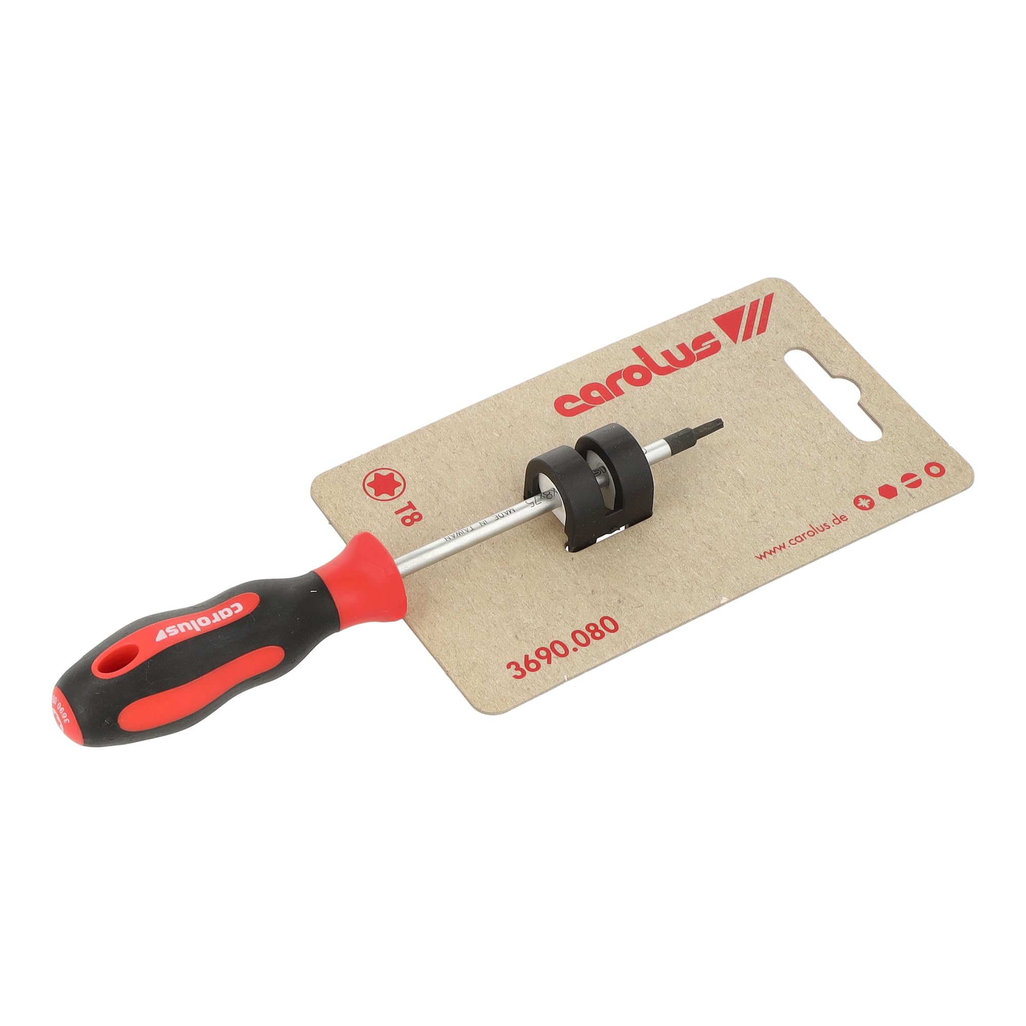 Carolus Torx Screwdriver T8 3690.080 - Image 4