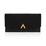 Womens Wallet&comma; PU Leather Ladies Wallets Elegant Credit Card Holder for Women and Girls&comma; Large Capacity Women&apos;s Wallets Long Wallet for Credit Cards&comma; Cash&comma; Receipts &lpar;black&rpar;
