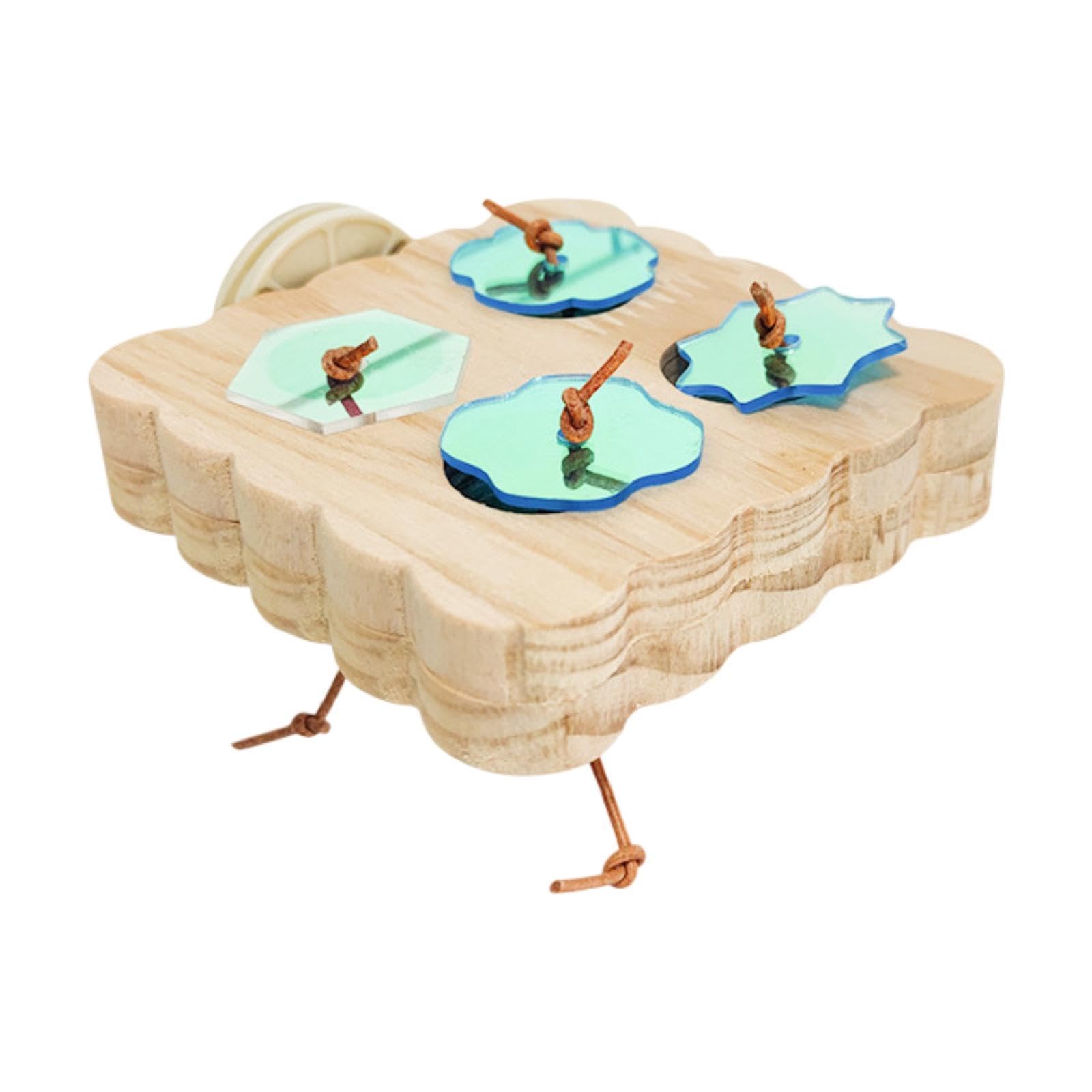 bnf® Bird Foraging Feeder Toy Bird Perch Stand for Sun Conures Parakeet Cockatiel Square | Small Animal Supplies | Exercise & Toys-image-23
