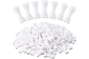 300-Count Plastic Bones: Mini Skeleton Decorations for Spooktacular Crafts & Costumes