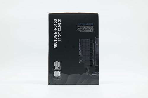 Miniatura 9 de Noctua NH-D15S chromax.Black, Enfriador de CPU de doble torre premium con ventilador NF-A15 PWM de 5.512 in (negro)
