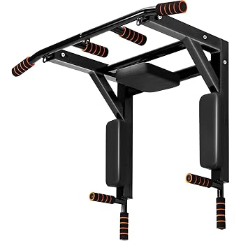 Trintion 4-in-1 Wall Mounted Pull-Up Bar Home Gym