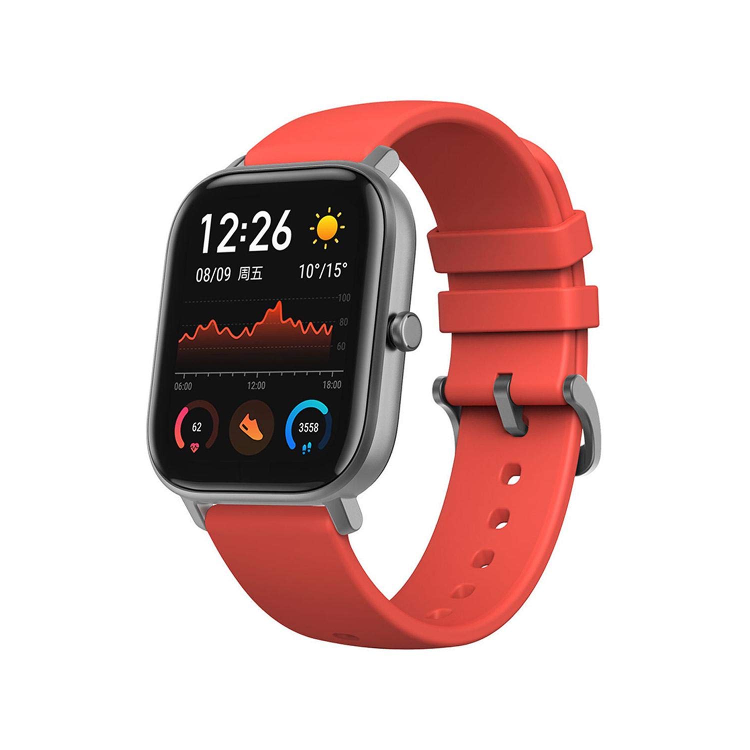 Amazfit GTS - Smartwatch Vermillion Orange, A1914