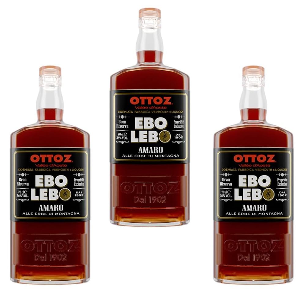 Amaro Ebo Lebo Ottoz Speciale 3 bottiglie - 700 ml - 36°