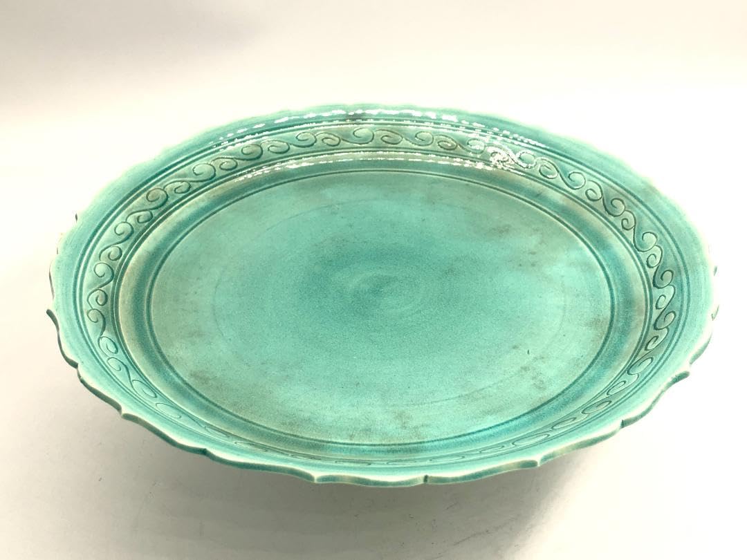 【 粟生屋東洸 作　定窯輪花縁皿 】　中村東洸　加陽庵 Amazon.co.jp: 粟生屋東洸 作 定窯輪花縁皿 中村東洸 加陽庵 : おもちゃ