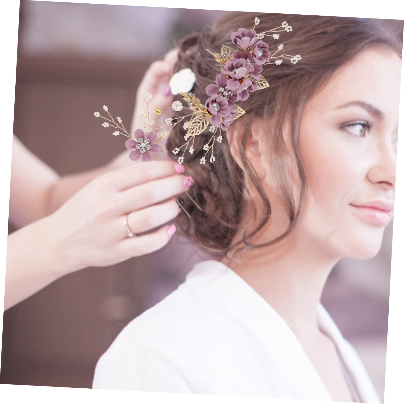 ABOOFAN 12stücke Teiliges Haarschmuck Für Bräute Elegante Rhinestone-blumen-haarspangen Für Hochzeiten Und Partys Komfortabel Und Attraktiv Für Besondere Anlässe