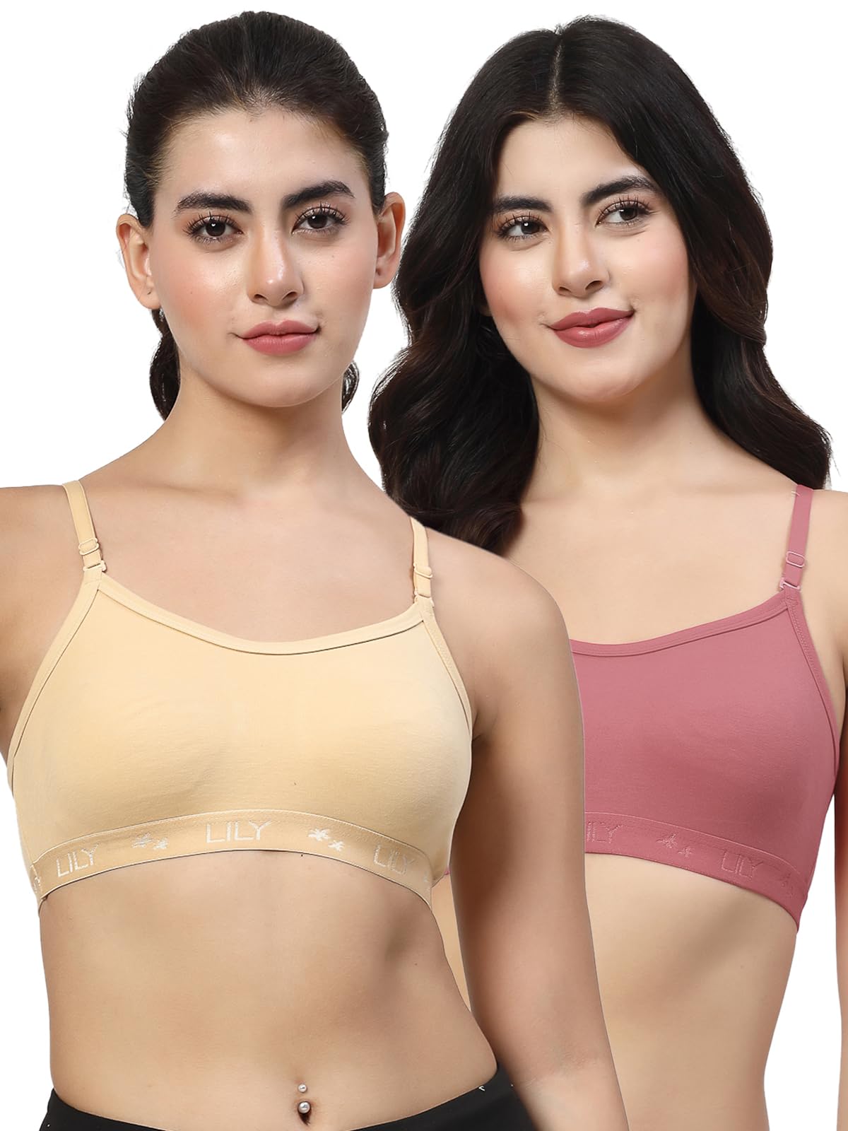 lily Black, Onion Seamless Non Padded Sports Bra-picture-9