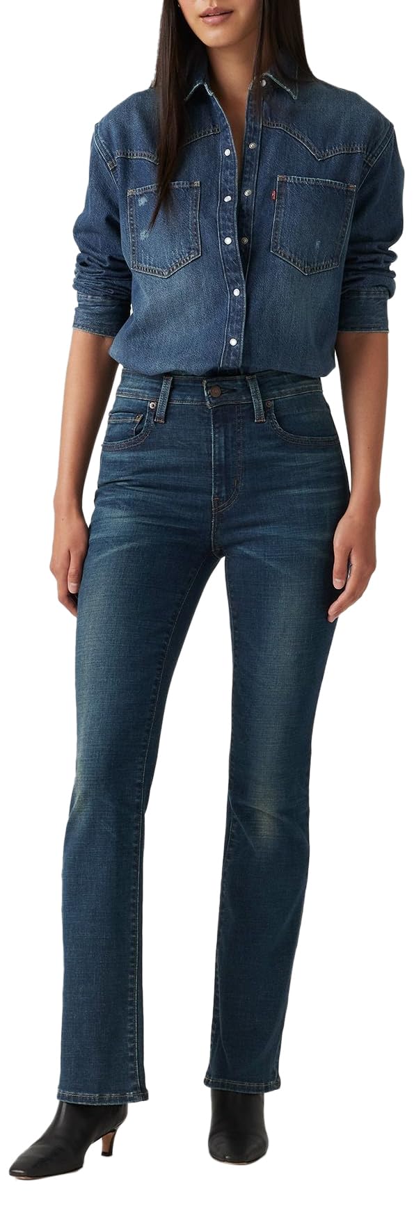 Levi's 725 High Rise Bootcut Miles Apart, Miles Apart, 25W x 30L