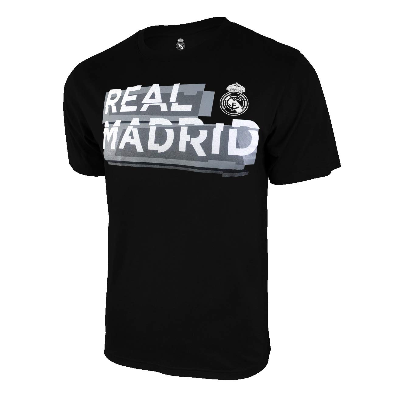 Icon Sports Men Compatible with Real Madrid Officially Licensed Soccer T-Shirt Cotton Tee -03 Small