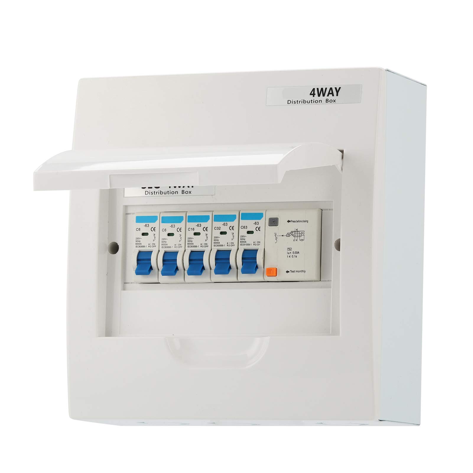 Buy 4Way Mini Circuit Breaker, Mini Consumer Unit Electric Circuit