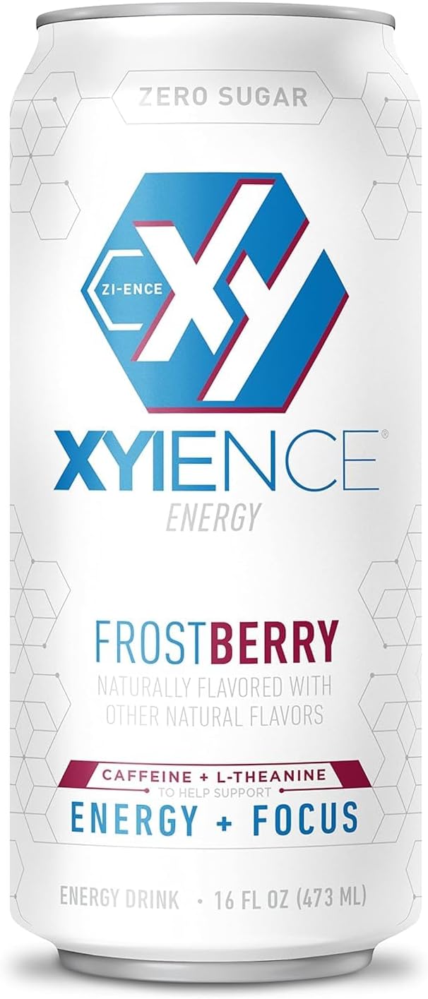 Xyience Energy Drink Frostberry Blast, 16 Ounce (24 Pack)