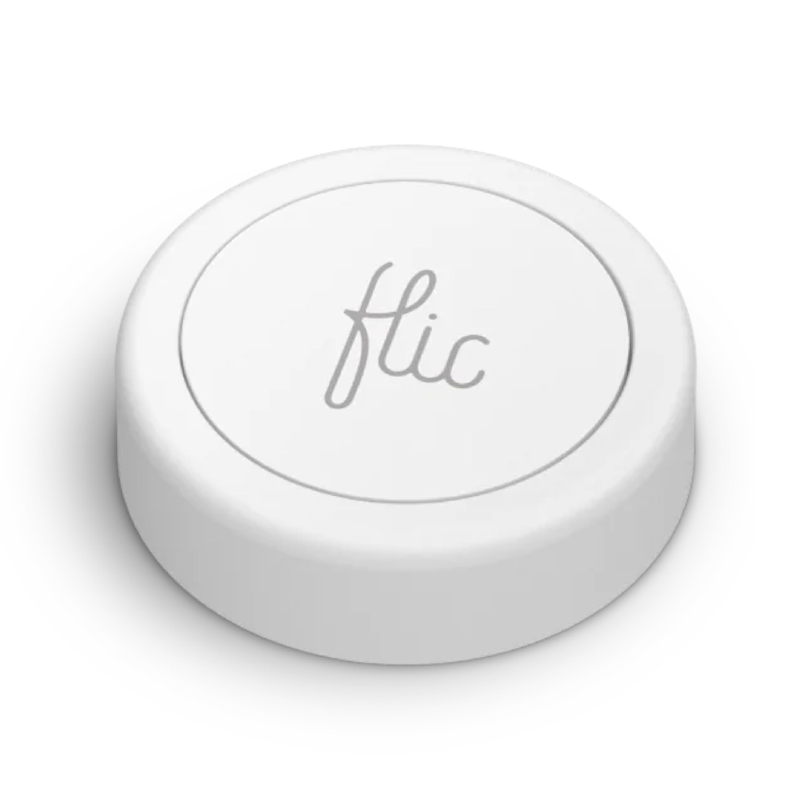 Flic Flic Smart Button White – 1 Pack. Control Lights, Music & More with Push, Double Push, or Hold. Works with Alexa, HomeKit, Matter. Setup via Flic App for iOS & Android. Bluetooth & WiFi Required.
