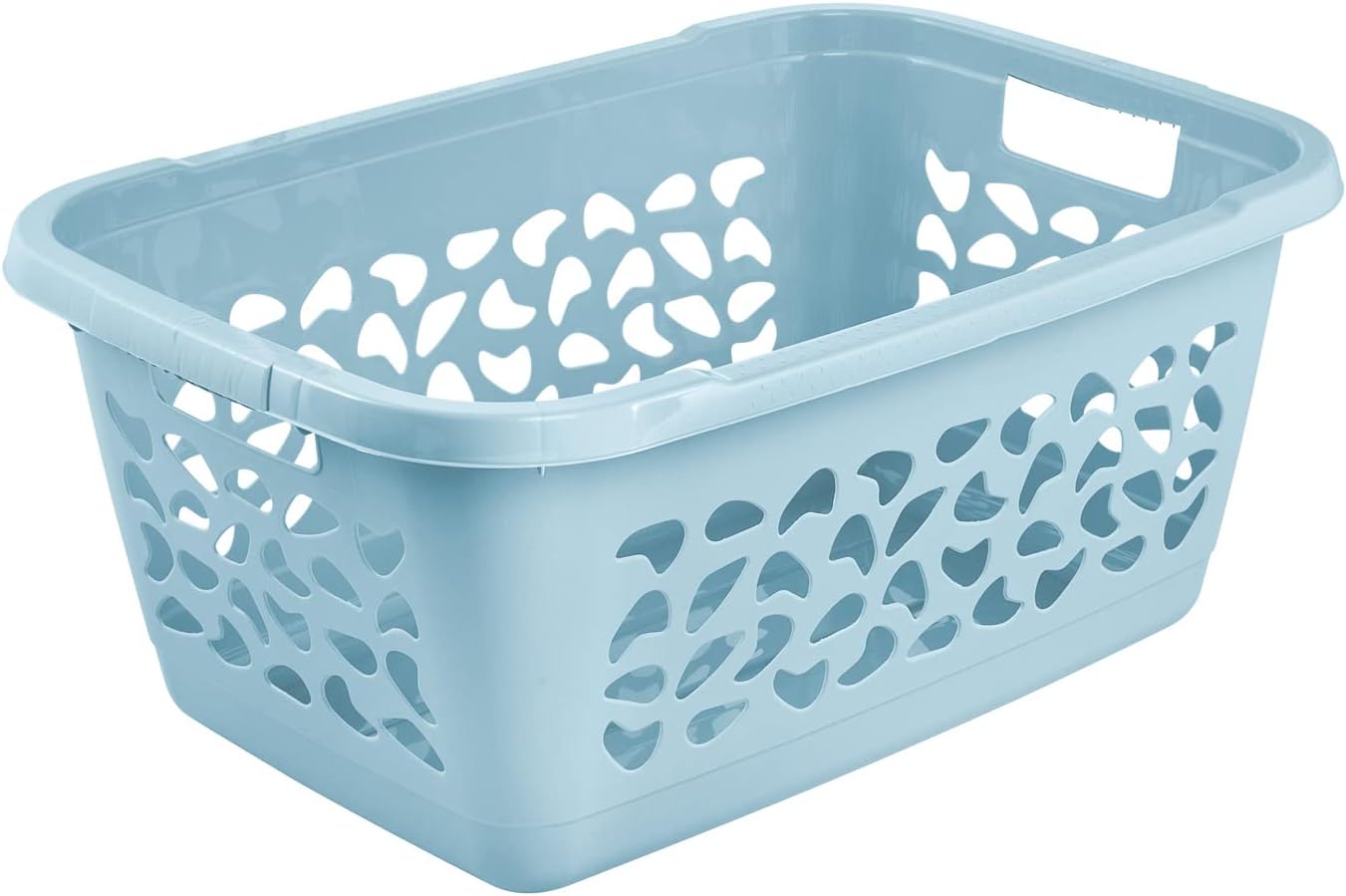 Jelena Plast Wäschekorb 8x Wäschewanne Ergonomca 27L Grün Sammler Box Korb Kunstoff Kleidung