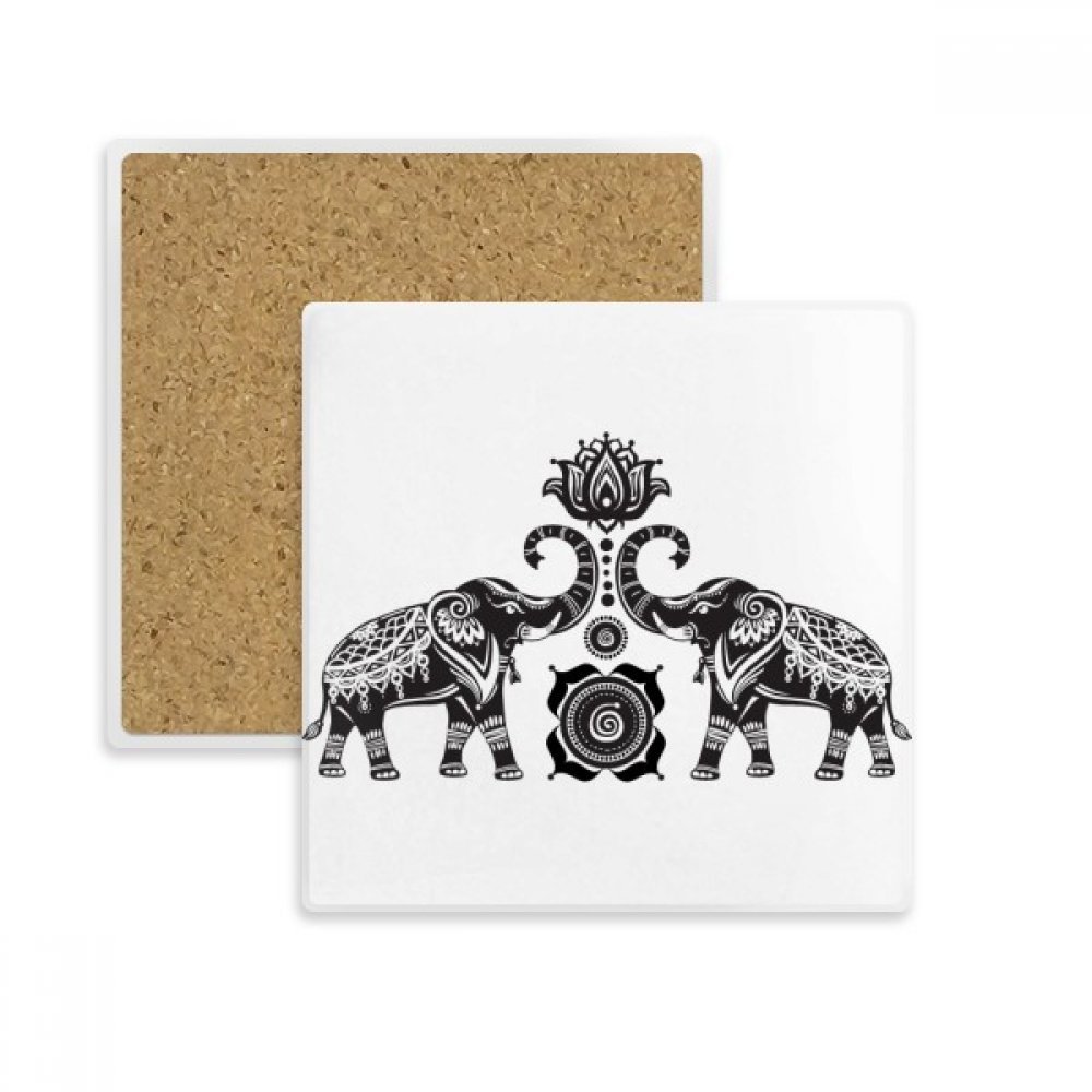 Coaster éléphant pour une pause café relaxante au salon ou au bureau