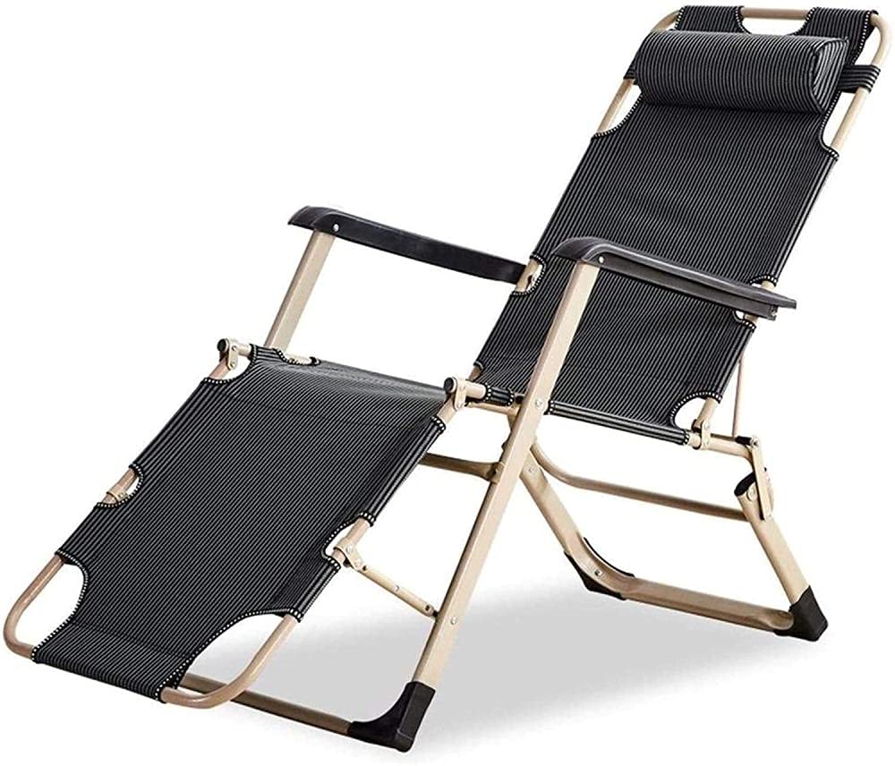sdneNest Sedia a sdraio reclinabile regolabile per esterni, mobili da giardino, pieghevole, per piscina, patio, giardino, campeggio, piedi quadrati in acciaio.