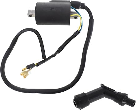 Motorcycle Black Ignition Coil 30501-292-672 Replacement for Honda CL350 CB350 CB450 CB500 1965-1976