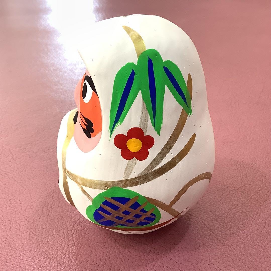 九谷焼 三代三ツ井為吉作 色絵松竹梅文 瓢箪徳利 一對 共箱 C R8925