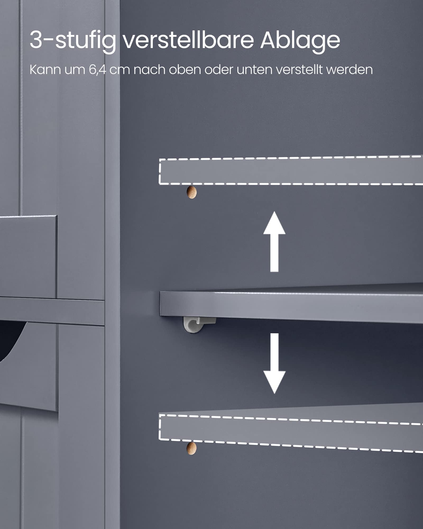 Vasagle Badezimmerschrank – Bild 5