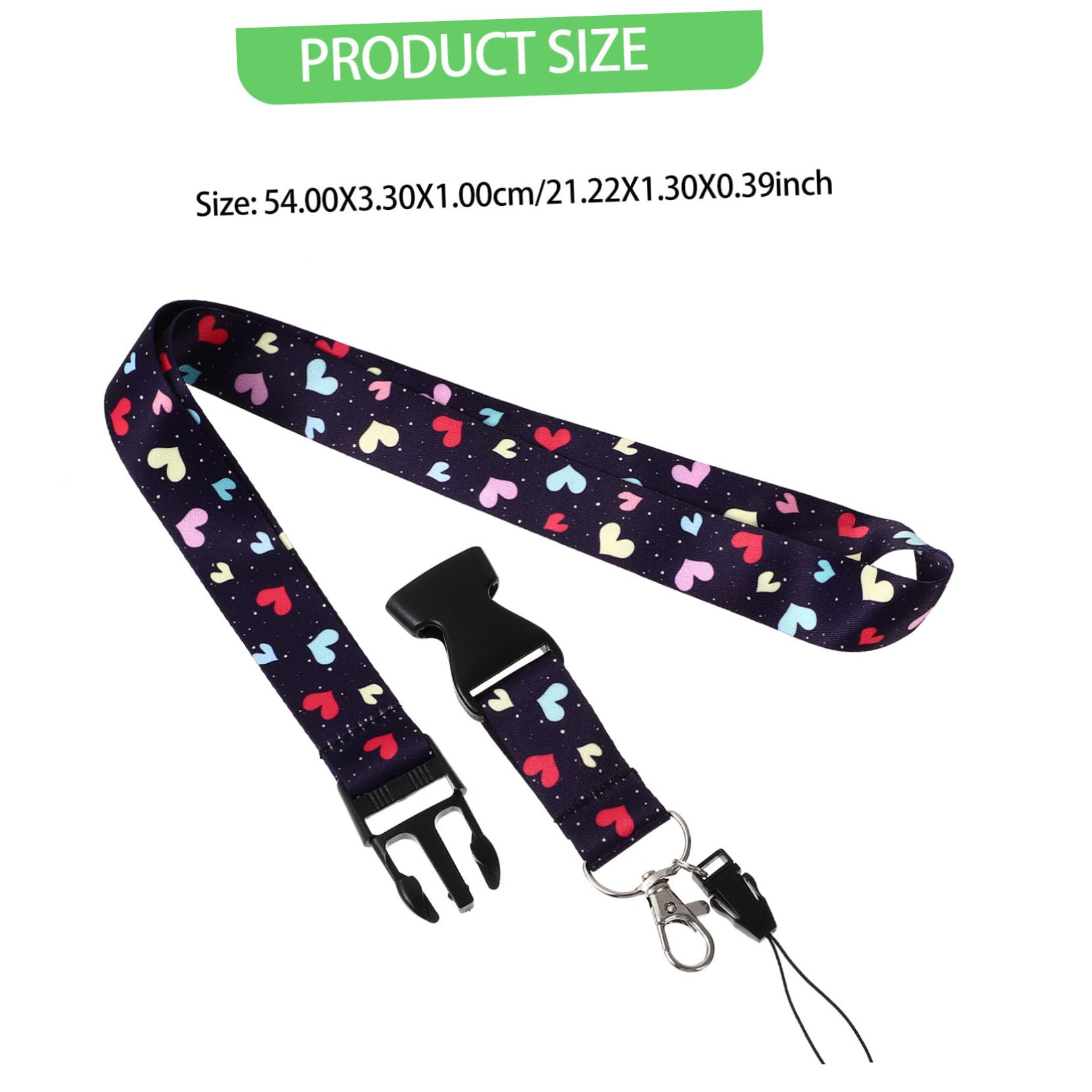 DOITOOL 10piezas Lanyard Para Teléfono Correa Decorativa y Desmontable Para Móvil Ligera y Fácil De Instalar Para Oficina Escuela y Viajes