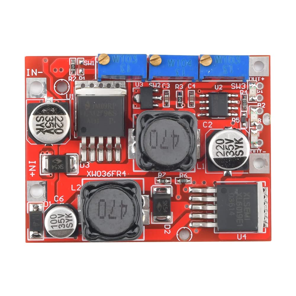 5 pièces XL6019 LM2596S convertisseur de tension abaisseur Boost Buck remplacer LM2577S