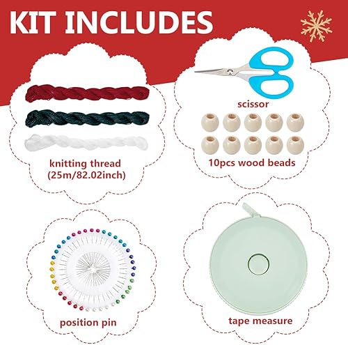 Miniatura 9 de Kit de macramé de ángel verde para principiantes, macramé de ángel para colgar en la pared, kit de macramé para adultos, artesanía, adornos