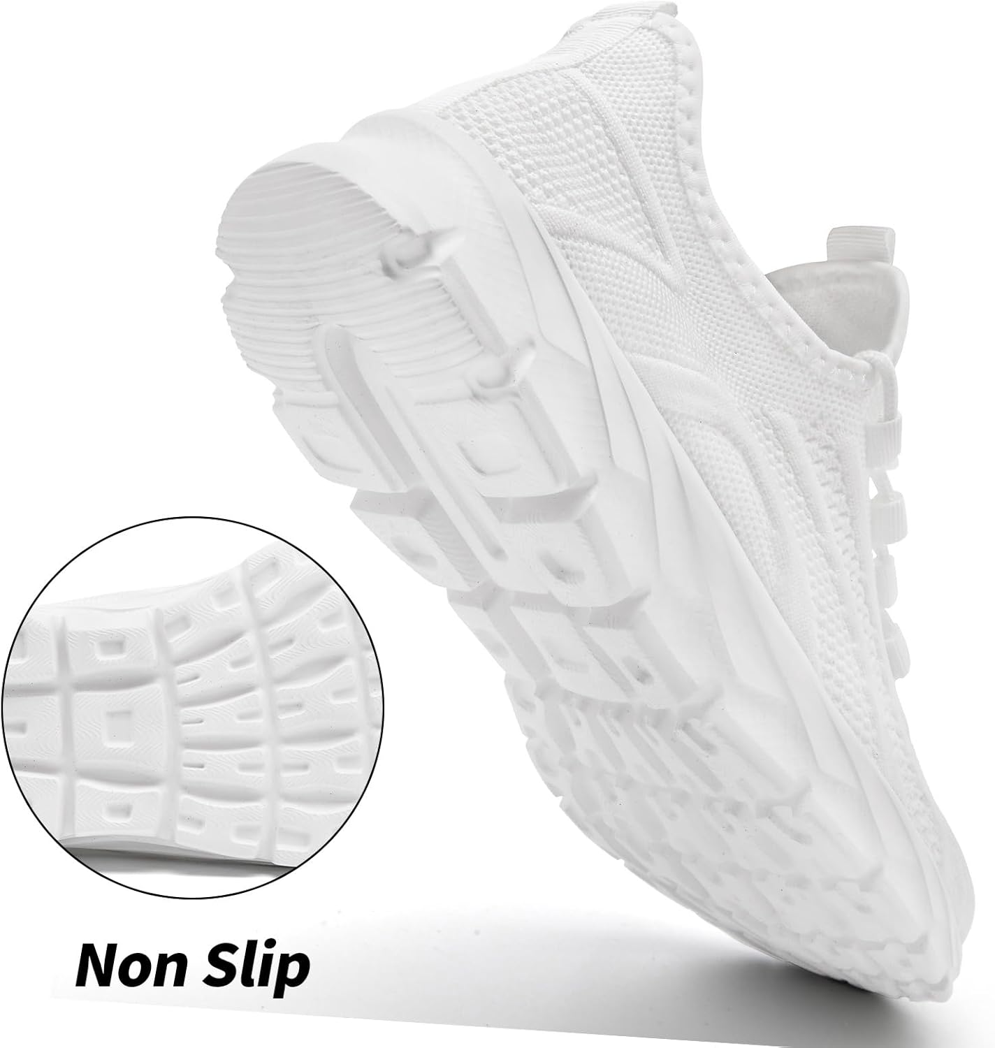 Mens Running Shoes Tennis Gym Sneakers Non Slip Walking Work Shoes Lightweight Breathable Athletic Jogging Casual Shoe - Image 6