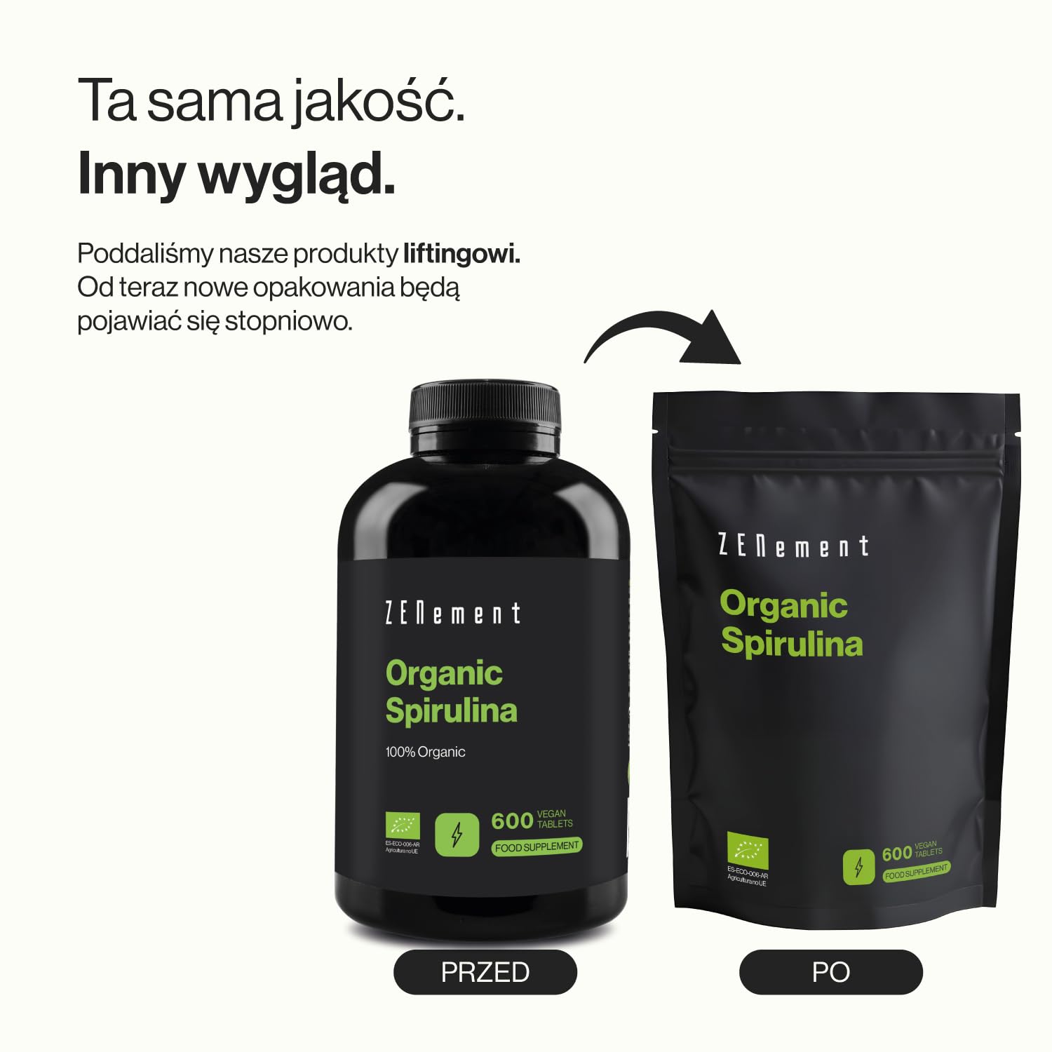600 Tabletek Spiruliny Organicznej – 100% Czyste Algi o Wysokiej Czystości – 3000 mg na Dawkę – Sycąca i Detox – Bogata w Białko Roślinne – Bez Dodatków i Alergenów
