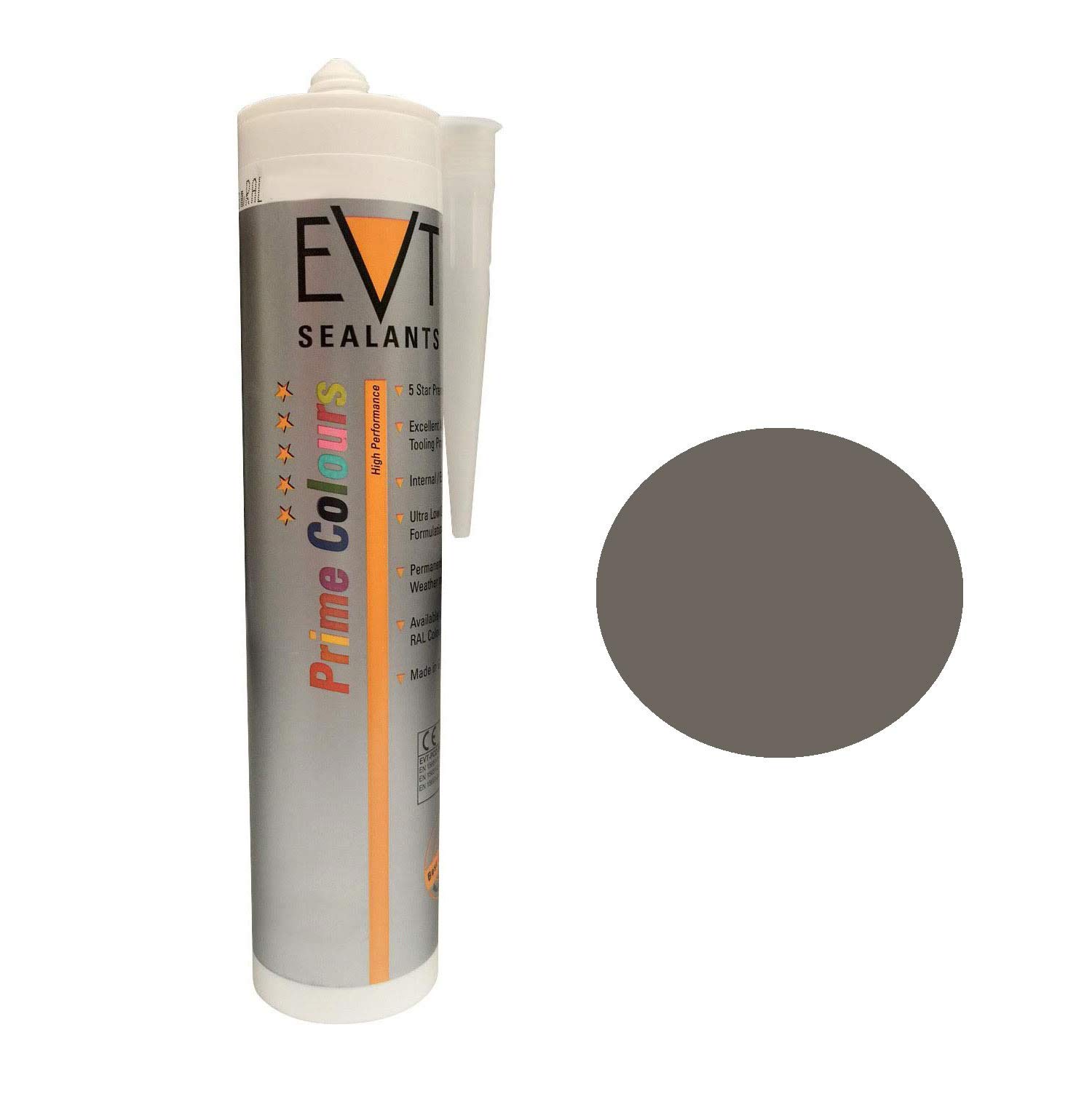 EVT Prime Colour - Silicone (RAL Coloured Silicones) (RAL 7039 Quartz Grey)